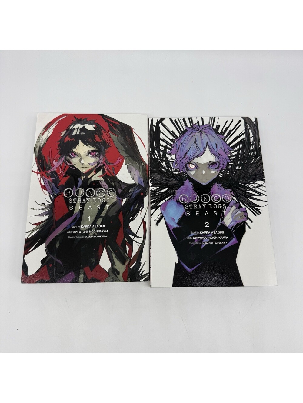 Bungo Stray Dogs BEAST Vol. 1 And 2 Manga English Kafka Asagiri